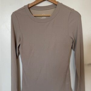 Klassy Network Taupe Long Sleeve Tee